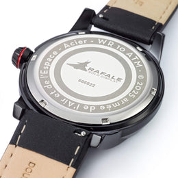 Montre Rafale Solo Display RSD Cadran et Cuir Noir 666022