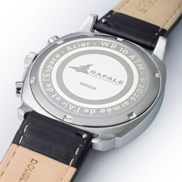 Montre Rafale Solo Display 666024 COACH Chrono Acier Cuir Noir