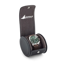 Montre Rafale Solo Display COACH Chrono Vert Cuir Marron 666026
