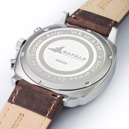 Montre Rafale Solo Display 666026 COACH Chronographe Vert Cuir Marron