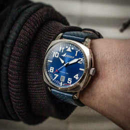 Montre Rafale Solo Display 666029 COACH Cuir Bleu