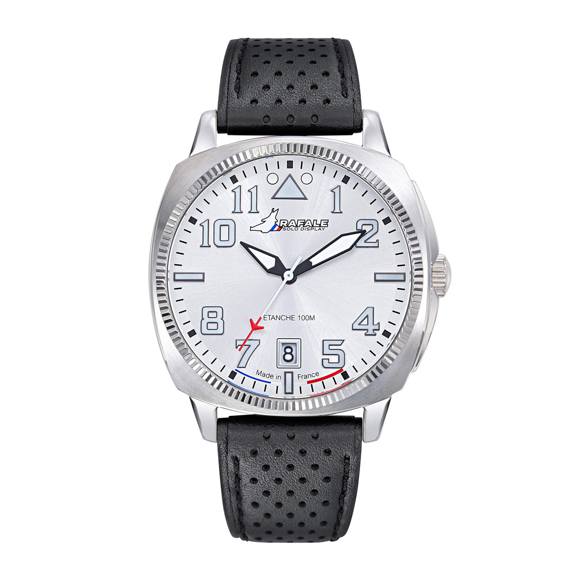 Montre Rafale Solo Display COACH Acier Cuir Noir 666030