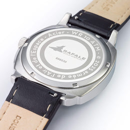 Montre Rafale Solo Display 666030 COACH Acier Cuir Noir