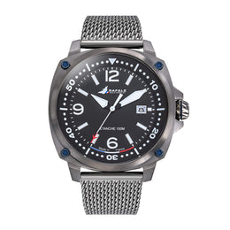 Montre Rafale Solo Display PILOTE Acier Cadran noir 666036