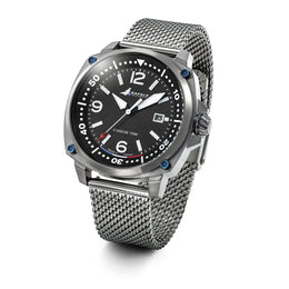 Montre Rafale Solo Display PILOTE Acier Cadran noir 666036