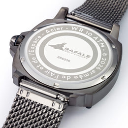 Montre Rafale Solo Display 666036 PILOTE Acier Cadran noir