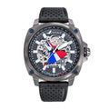 Montre Rafale Solo Display PILOTE Automatique Cuir Noir 666037