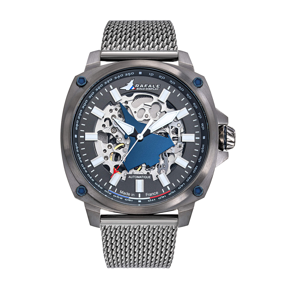 Montre Rafale Solo Display PILOTE Automatique Acier Gun 666040