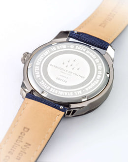 Montre Athos2 668139 Quartz Bleu Bracelet Tissé
