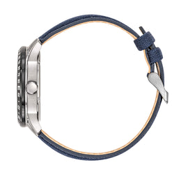 Montre Athos2 668139 Quartz Bleu Bracelet Tissé