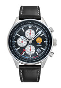 Montre Chronographe Athos1 Cadran Noir Cuir Noir A1-100l-668147