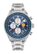 Montre Chronographe Athos 1 Bleu Bracelet Acier A1-100L-668149