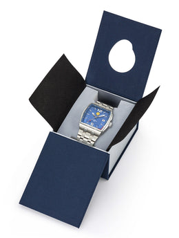 Montre Acier Cadran Bleu A4-100C-668156
