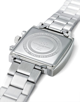Montre Athos7 668164 Chronographe Acier Bleu