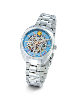 Montre Aviatrice 668801 Automatique Bleu Clair Acier