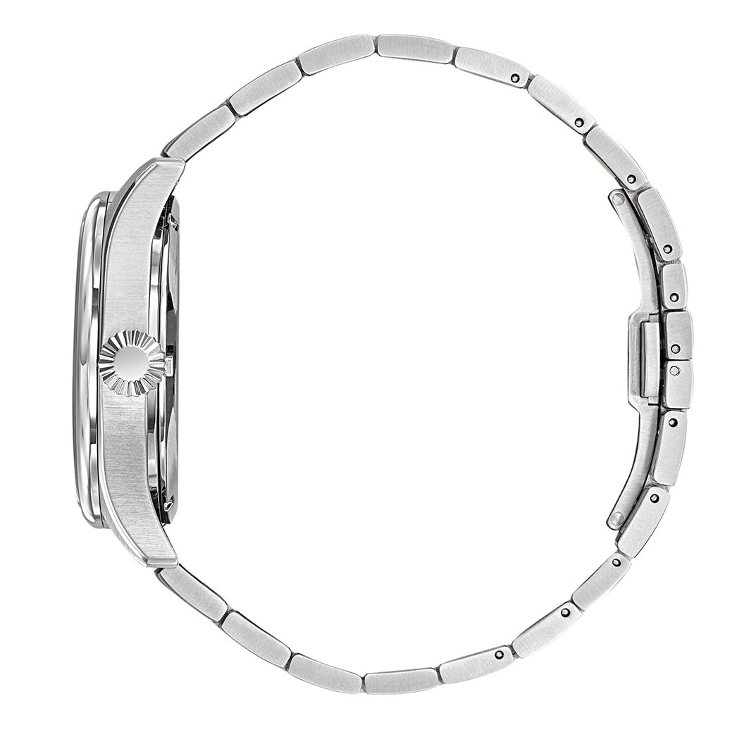 Coffret ATHOS-668911 Automatique Cadran Bleu Bracelet Acier