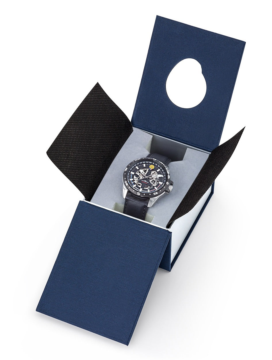 Montre Automatique Cuir Noir A8-100ED-668128