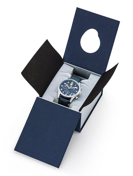 Montre Chronographe Cadran et Bracelet Bleus A7-100EG-668136