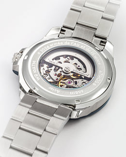 Montre Automatique Acier Cadran Gris Métal A8-100ED-668111