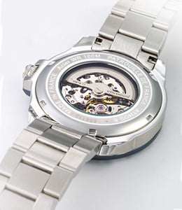 Montre Automatique Acier Cadran Bleu A8-100ED-668110