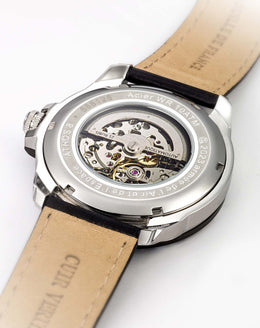 Montre Automatique Cuir Noir A8-100ED-668128