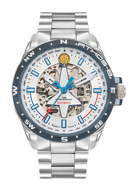 Montre Automatique Acier Cadran Gris Métal A8-100ED-668111