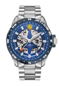 Montre Automatique Acier Cadran Bleu A8-100ED-668110