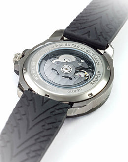 Montre Automatique Silicone Noir et Orange A5-100PRS-668118