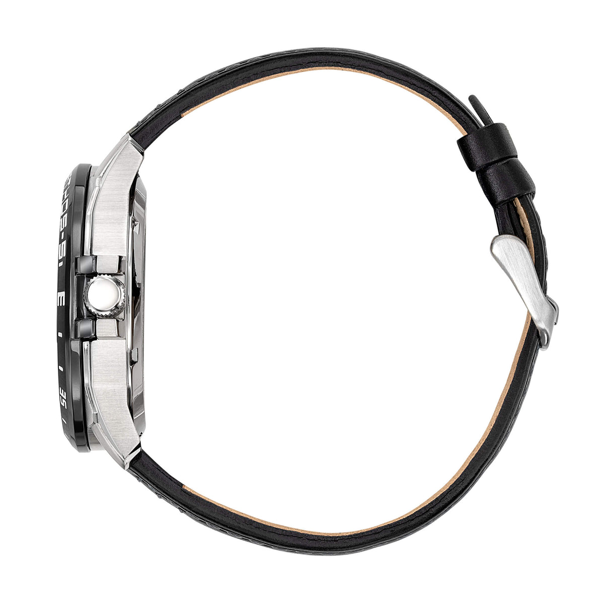 Montre Automatique Cadran et Cuir Noir A5-100PRS-668116